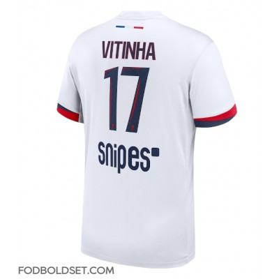 Paris Saint-Germain Vitinha #17 Udebanetrøje 2025-26 Kortærmet Paris Saint-Germain Vitinha #17 Udebanetrøje 2025-26 Kortærmet